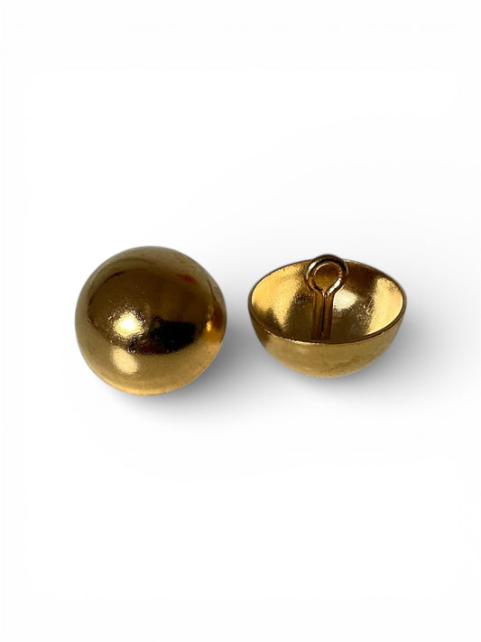 Boutons métallique - Or - 1,5cm